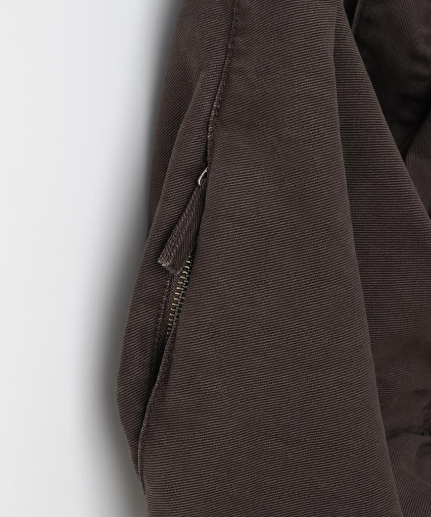 Millo Archive Denim Low Shirring Bag [Fade Brown]