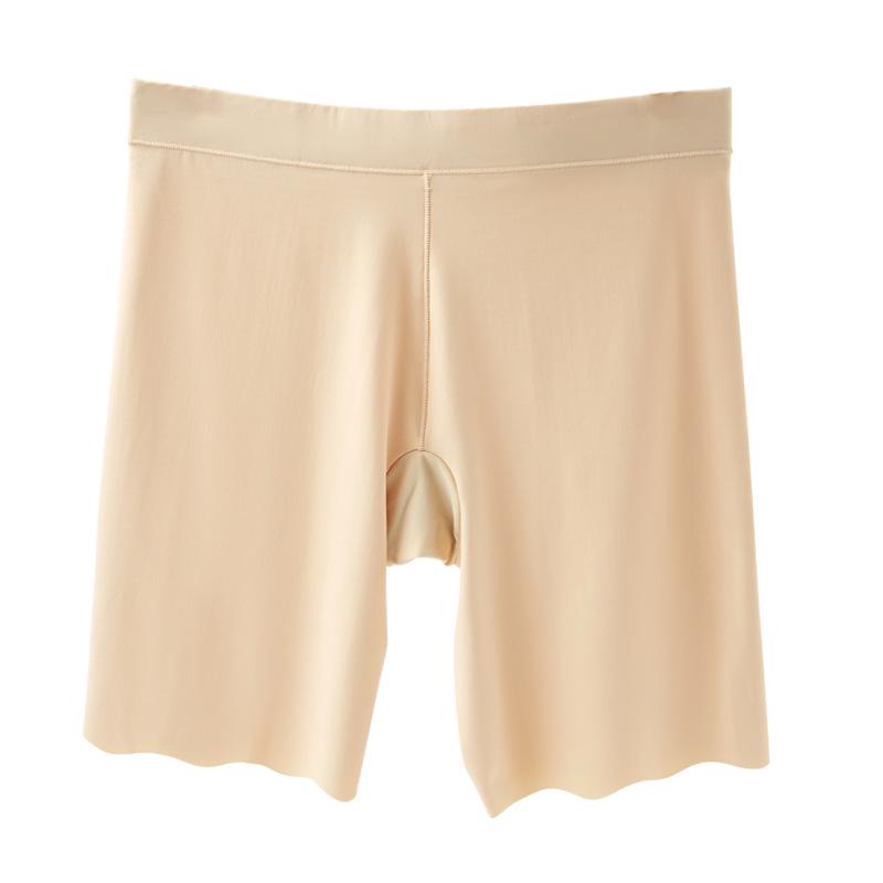 

Women s Seamless Ice Silk Safety Shorts - Anti-Exposure, No Roll-Up, Thin Cotton Crotch, Two-in-One Summer Leggings One Size (Fits 90-130 jin)