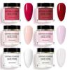 Huancai Nagel Dipping Powder Set Nagel Glitzer Puder mit mehreren Farben Nagel Benetzungspuder DIY Design Werkzeugset