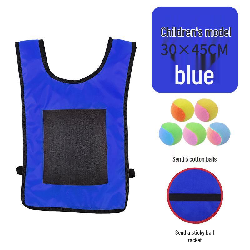 Children's Sticky Ball Dodgeball Vest for Outdoor Parent-Child Games