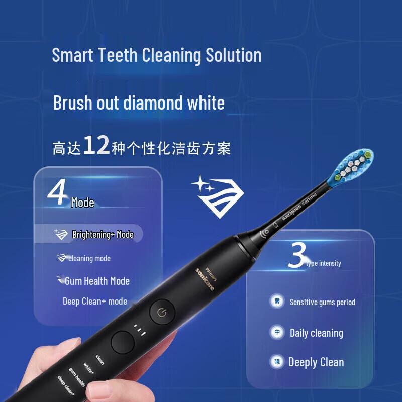Philips DiamondClean Smart HX9912/77 Sonic Electric Toothbrush CN Plug (adapter Included)