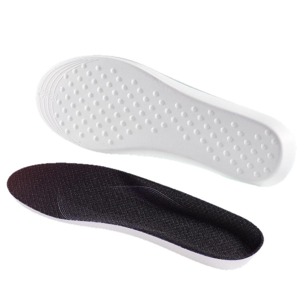 Unisex Breathable Non-Slip PU Insoles: Sweat-Absorbing, Deodorizing, Thickened, Shock-Absorbing, Soft "Stepping on Clouds" Feel, Cuttable Fit.