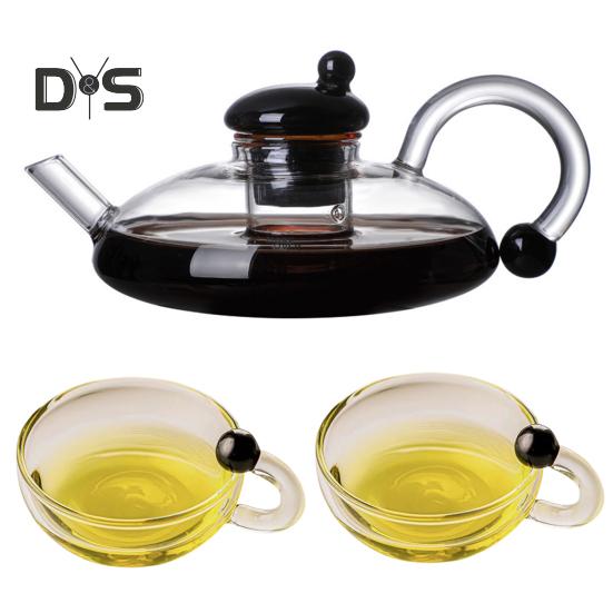 

Стеклянный чайник со съемным фильтром для заваривания чая, термостойкий стеклянный чайник для листового чая, подходит для микроволновой печи, не содержит бисфенол-А, заварочный кувшин C