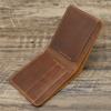 Men's Crazy Horse Leather Wallet, Genuine Leather Wallet, Card Bag, Simple Retro, European and American Wind Speed Sell
