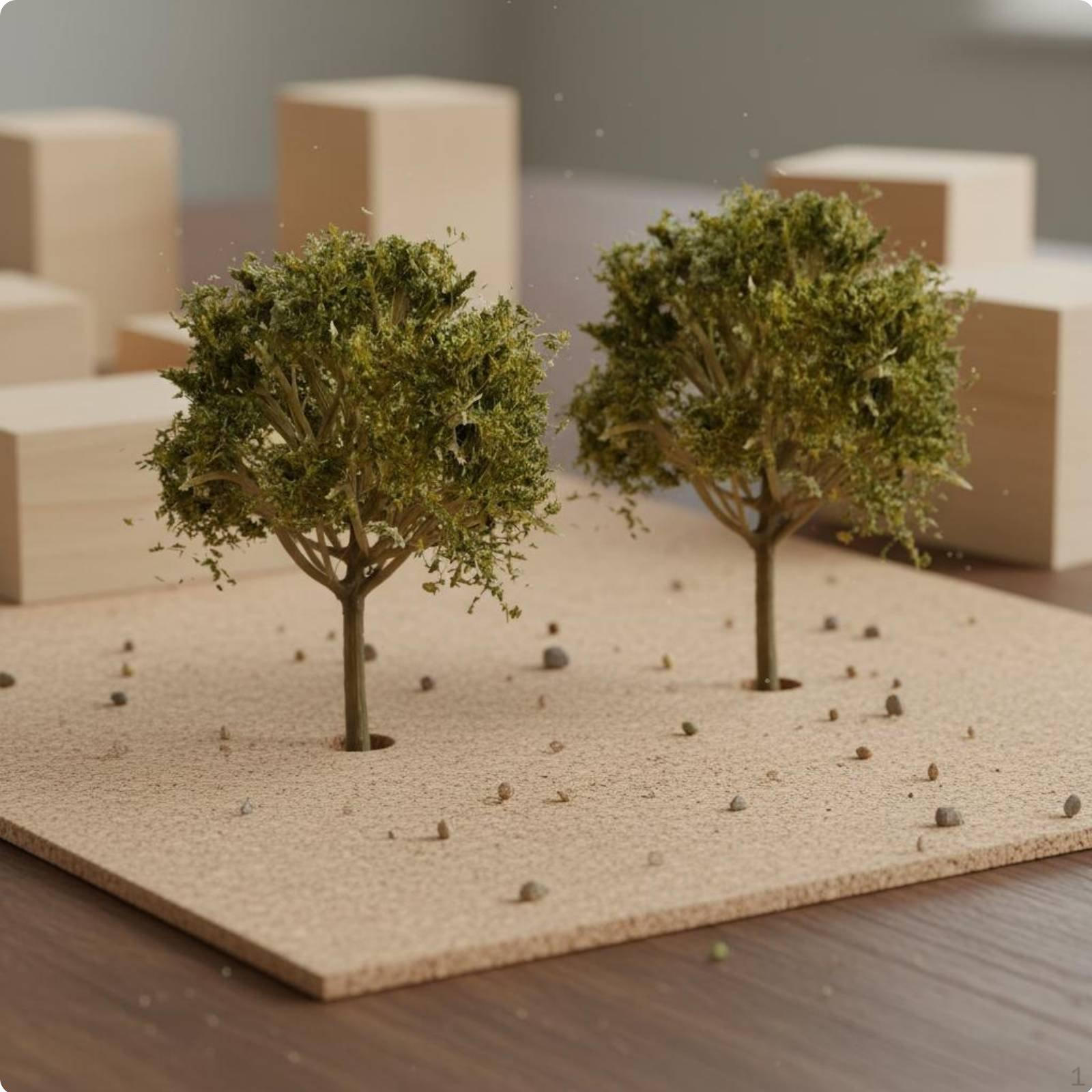 Model Scented Tree DIY Sand Table Realistic Simulation Diorama Accessory for Hobbyists,