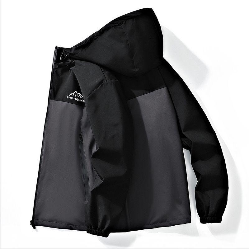 Men's Trendy Hooded Jacket for Teens - Lightweight Spring/Autumn Casual Coat