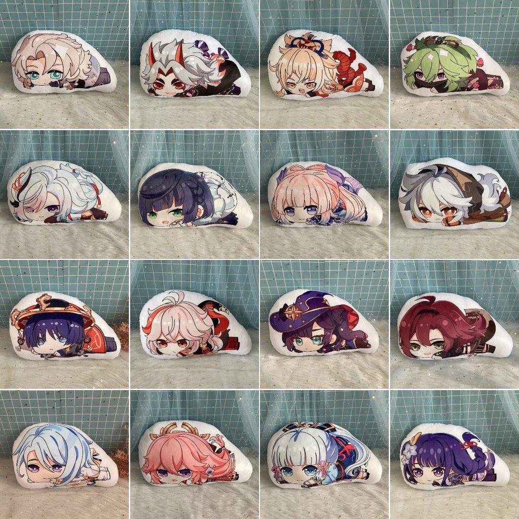Kamizato Impact Genshin Ayaka Yae Miko Sleepy Plush Doll Cushion Pillow Gift