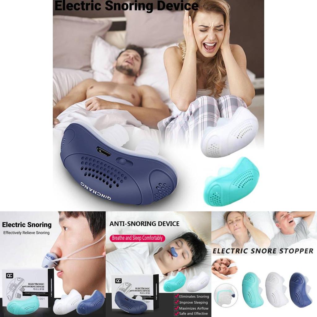 Stop Nasale in Silicone Correttore Russamento Dormi Sonni Tranquilli Con Questo Tappo Elettrico Anti-Russamento