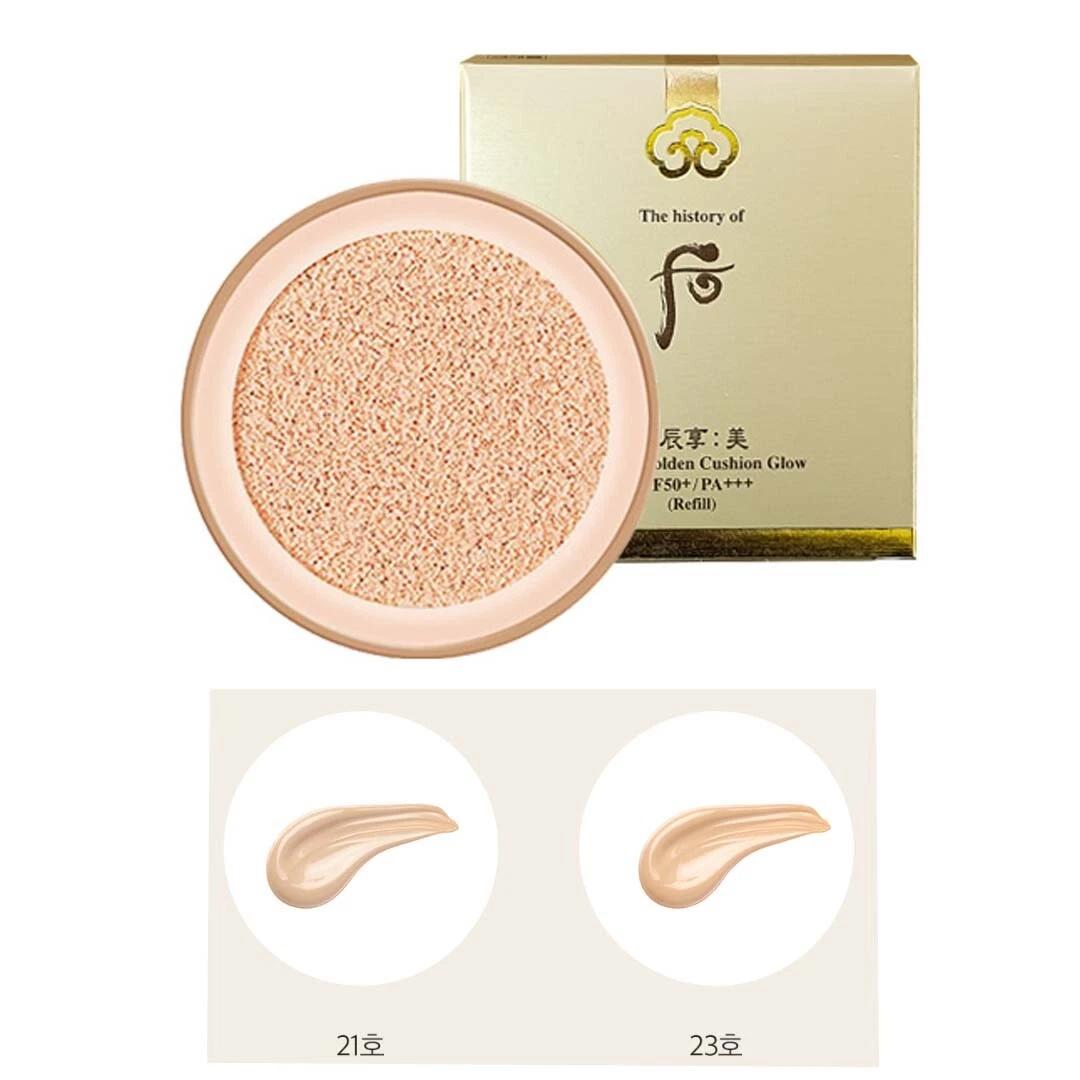 

The history of whoo Gongjinhyang Mi Luxury Golden Cushion No.21 SPF50+/PA+++ 13g Only Refill