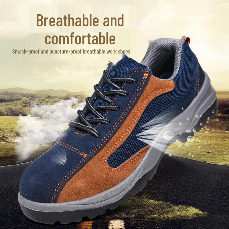 Bozong Summer Breathable Anti-Puncture Safety Shoes EU 36