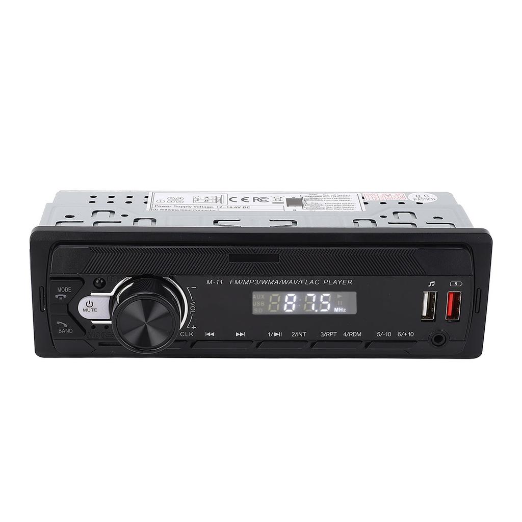 Car Stereo Receiver Kit Single Din Multimedia Digital Audio AM In Dash MP3 Player USB 12V