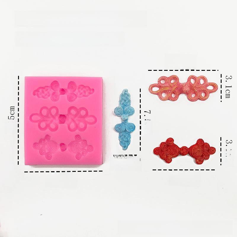 

Retro Button aped Silicone DIY Cake Baking Decoration Tool Cartoon Sle Kitchen Cooking Utensils