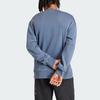 Adidas Originals Adicolor Outline Logo Print Crewneck Sweatshirt Men Sweatshirt Grey Blue IR7999