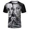 Men T Shirt Spirit Anime 3D Fluorescent Angel Print T Shirt Unisex-Adult Hipster 3D T Shirts