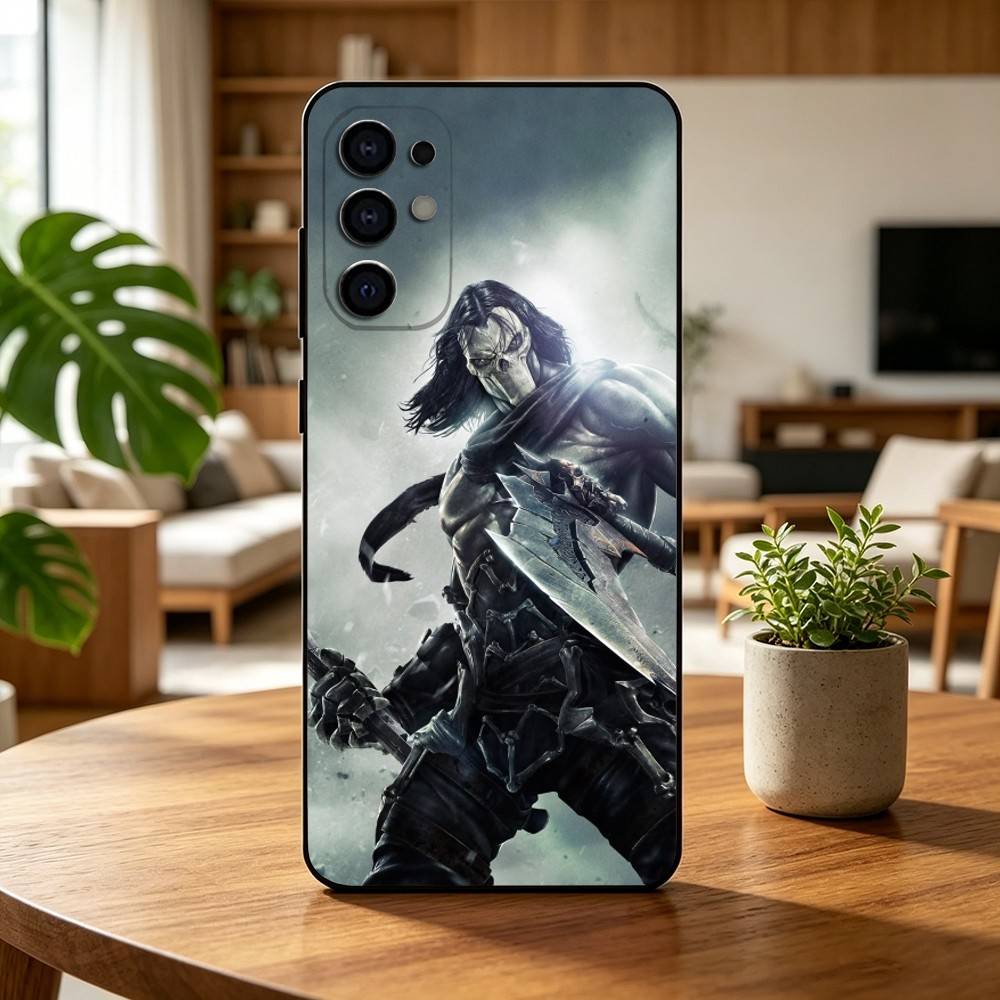 Game D-Darksiders-s  Phone Case Black Silicone Soft For Samsung S25,S24,S21,S22,S23,S30,Ultra,S20,Plus,Fe,Lite
