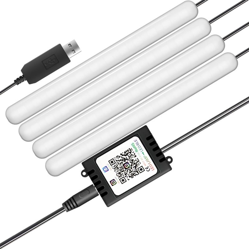 

F11U 48 LED Light Bar Strip 2 Music Control Modes USB 5V Car RGB Ambient Light with APP Control Type A