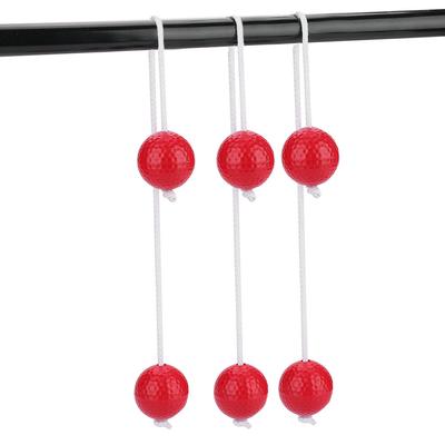 3 Paar Leitertreppe Wurf-Bolas-Set Ersatz Sport Rot
