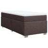 Maison Exclusive - Sommier à lattes de lit avec matelas Marron foncé 90x200 cm