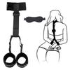 S&M Bed Bondage Ankle Collar Leather Restraint Set  Bondage Kits Erotic Toy Handcuffs Adult Game Sex Toys For Women Couples