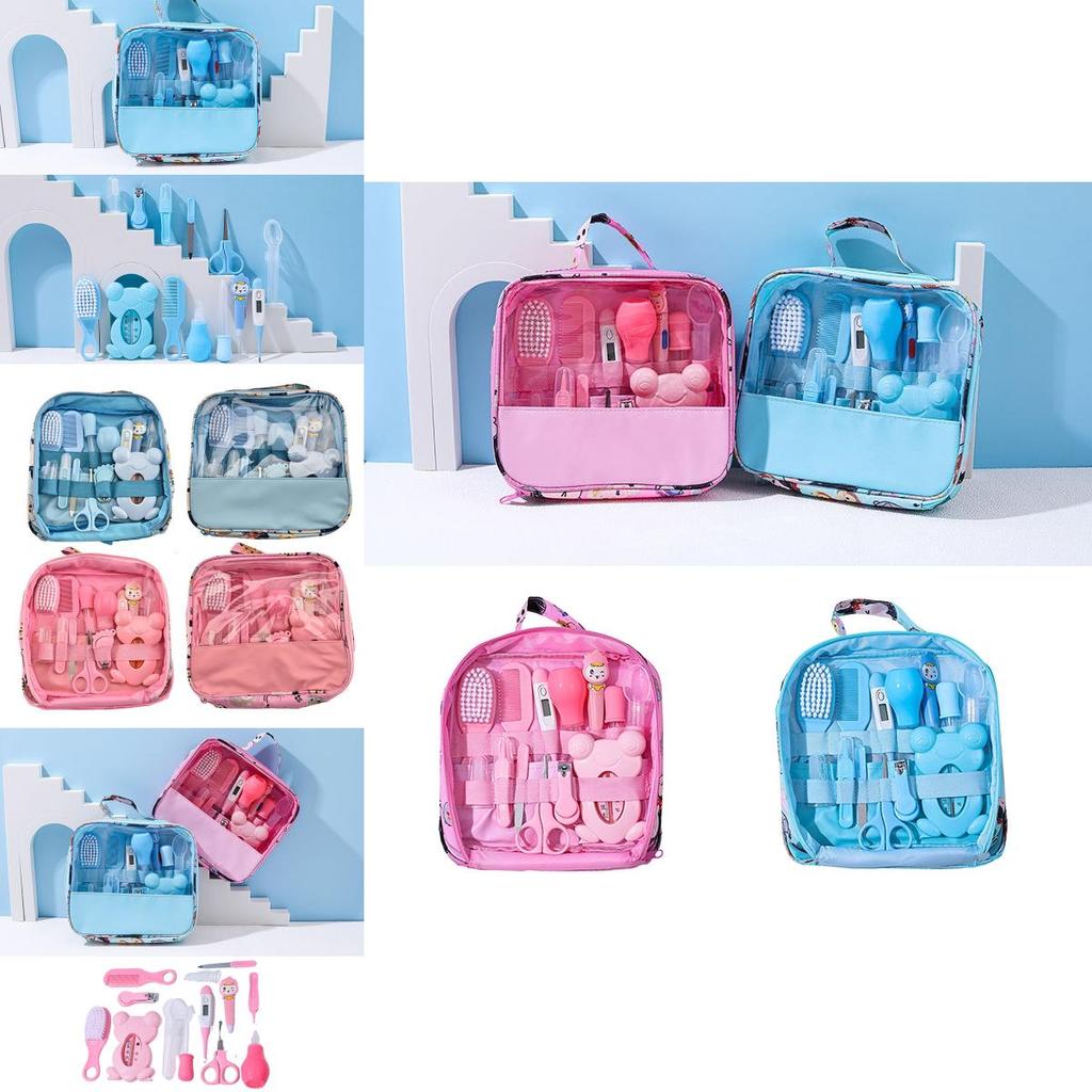 Tragbares 13-teiliges Babypflegeset für Neugeborene, langlebige und sichere Materialien