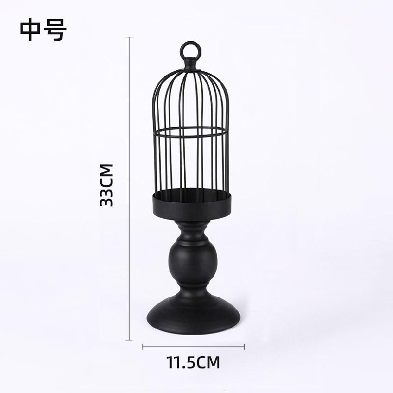 Retro High-end Metal Candlestick Decoration Aromatherapy Candlelight Dinner Family Decoration Props