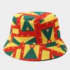 Cappello da Sole A Doppia Faccia Con Visiera Corta Per Protezione Solare All'Aperto - Coppa del Mondo di Calcio
