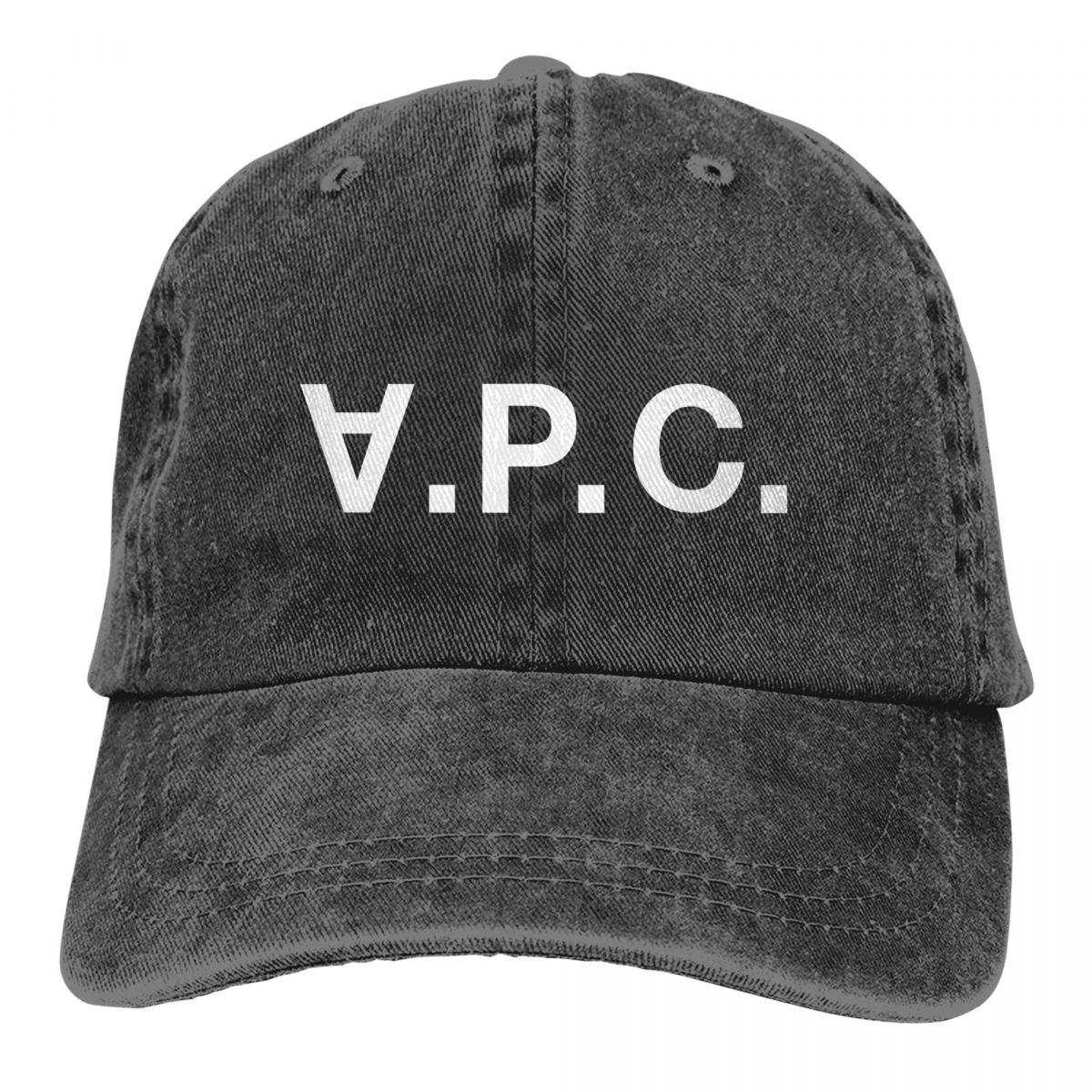 

Бейсболки APC с принтом и буквами, унисекс, винтажная, потертая, джинсовая, солнцезащитная кепка, мягкая One Size