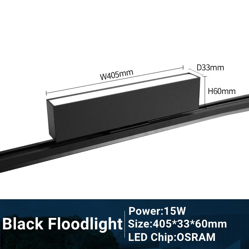 Modern LED Track Light 110/220V Adjustable 10/20W COB Ceiling Grille Spot Lamp Aisle Store Shop Linear Fill Rail Lighting System