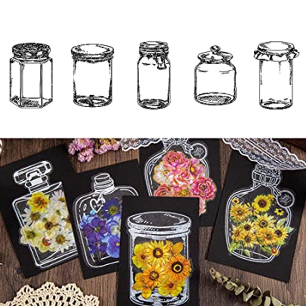 

Закладки для гербария, закладка для прессованных цветов, прозрачные закладки для сухоцветов, закладка для цветочной страницы Style C