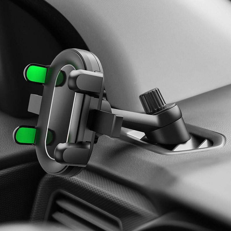 Car Phone Holder Base: Non-Obstructive Side Vent Mount for In-Car Navigation
