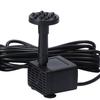 1.2W Solar Water Fountain Pump 200L/h with 6 Nozzles Solar Pond Pump Solar Panel Water Pump for Bird Bath Ponds Garden Fish Tank