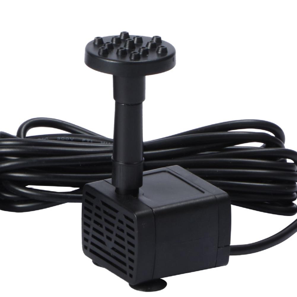 1.2W Solar Water Fountain Pump 200L/h with 6 Nozzles Solar Pond Pump Solar Panel Water Pump for Bird Bath Ponds Garden Fish Tank