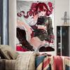 Popular Virtual Singer Kasane Teto Printed Large Wall Tapestry Indian Buddha Wall Decoration Witchcraft Bohemian Decor Blanket