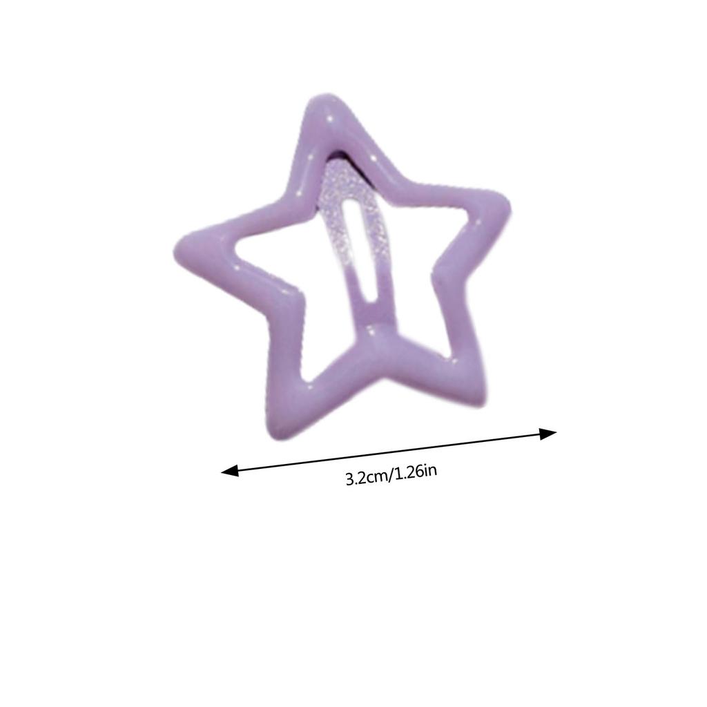 10 Pcs Cute Bangs Hair Pins Women Kid Hairgrip Star Headdress Barrettes Accessories Sweet Y2K Girls Hairpins