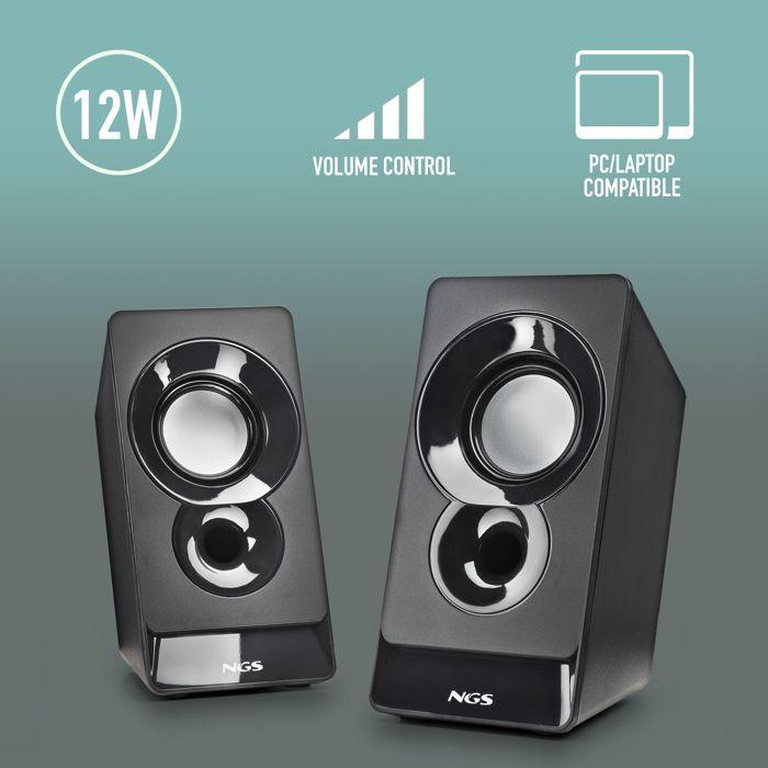 Enceintes - NGS - SB 210 - Noir - Bipolaire - Filaire