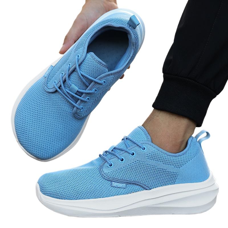 

Men s Platform Wide Toe Shoes Wide Version Simple Platform Walking Sneaker Lace Up Outdoor Lightweight Casual Running Shoes 36