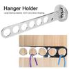 Folding Household Bathroom Wall Mounted Zinc Alloy Clothes Storage Hanging Hooks Rack
