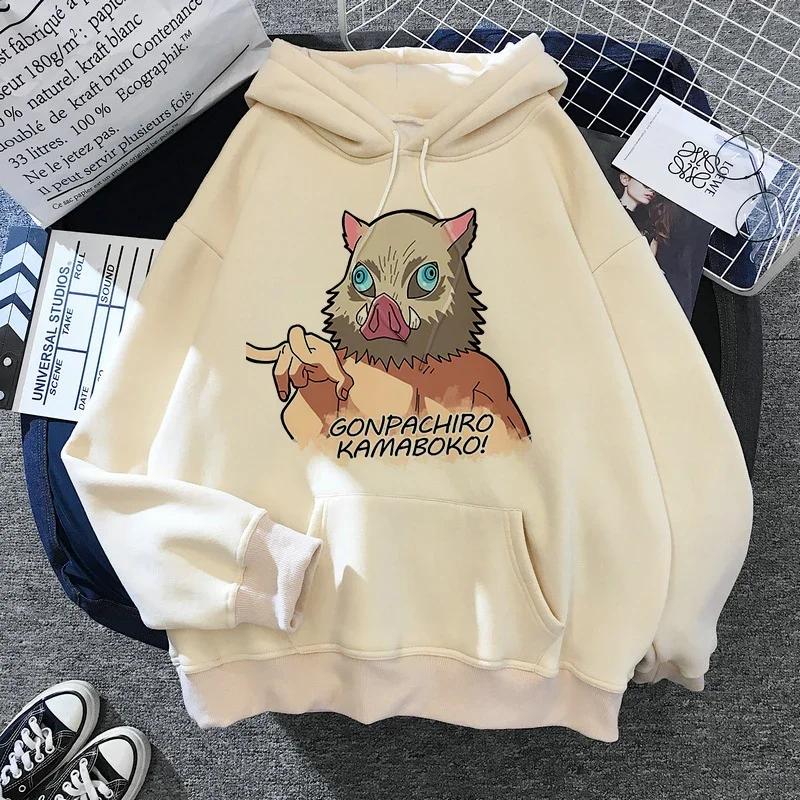Kimetsu No Yaiba Manga Demon Slayer Hoodie Harajuku Japanese Animation Kawaii Sweatshirt Animation Tanjiro Kamado Nezuko