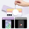 Rainbow Stripe Paint Box Print Case For Samsung Galaxy S26 Ultra S25 FE S24 S23 S22 Plus S21 FE Built-in Metal Plate Magnetic Silicone Cover