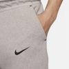Nike Logo Embroidered Lace-Up Casual Cuffed Knit Joggers Men Joggers Gray Brown FQ8023-272