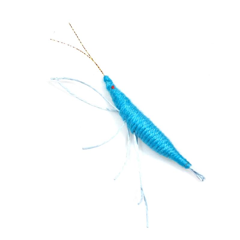 

Woolen Prawn Cat Toy Contains Catnip Simulated Insects To Play With And Entertain Cats Chew Toy синий