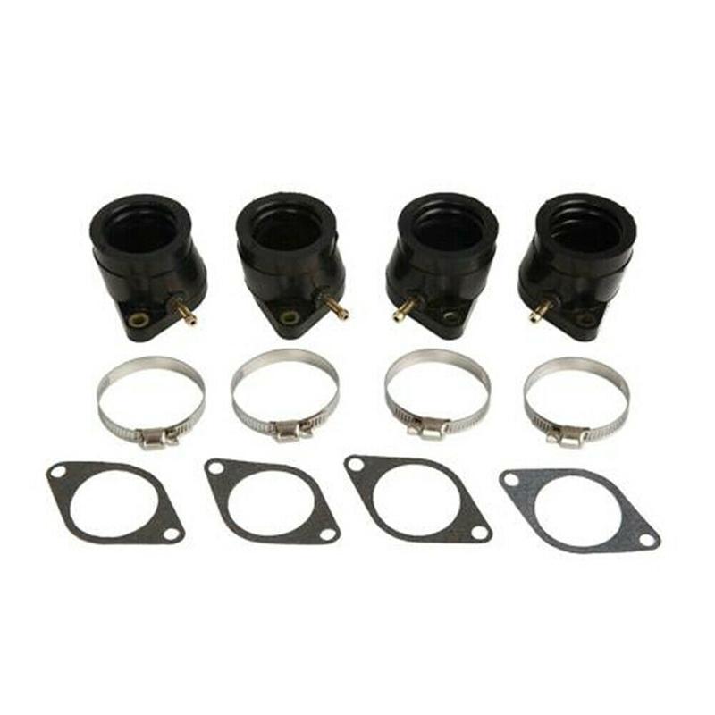 4PCS Intake Tube Boot Replacement for XJ650 XJ750 1981-1983 Replacement for 5G2-13586-02-00 5G2-13596-01-00