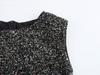 2025 Spring Women's Sparkly Slim A-Line Dress: European & American Style