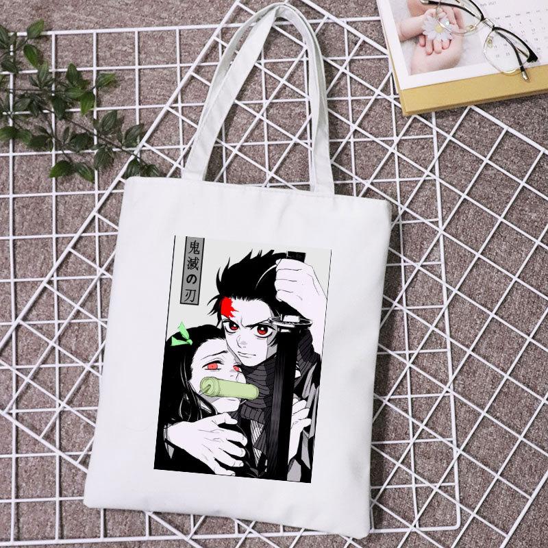 Grinding Anime Shoulder Bag Tote Bag Creative Shoulder Bag Tanujiro Satchel Comic-Con