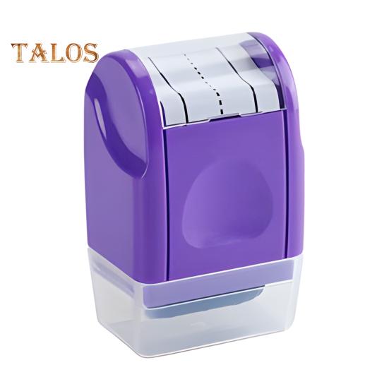 

Штамп для гоночной трассы, самоклеящаяся линия, дорожный штамп-роллер, компактный дизайн, портативный, штриховые линии для письма, тренировочный роликовый штамп для детей фиолетовый