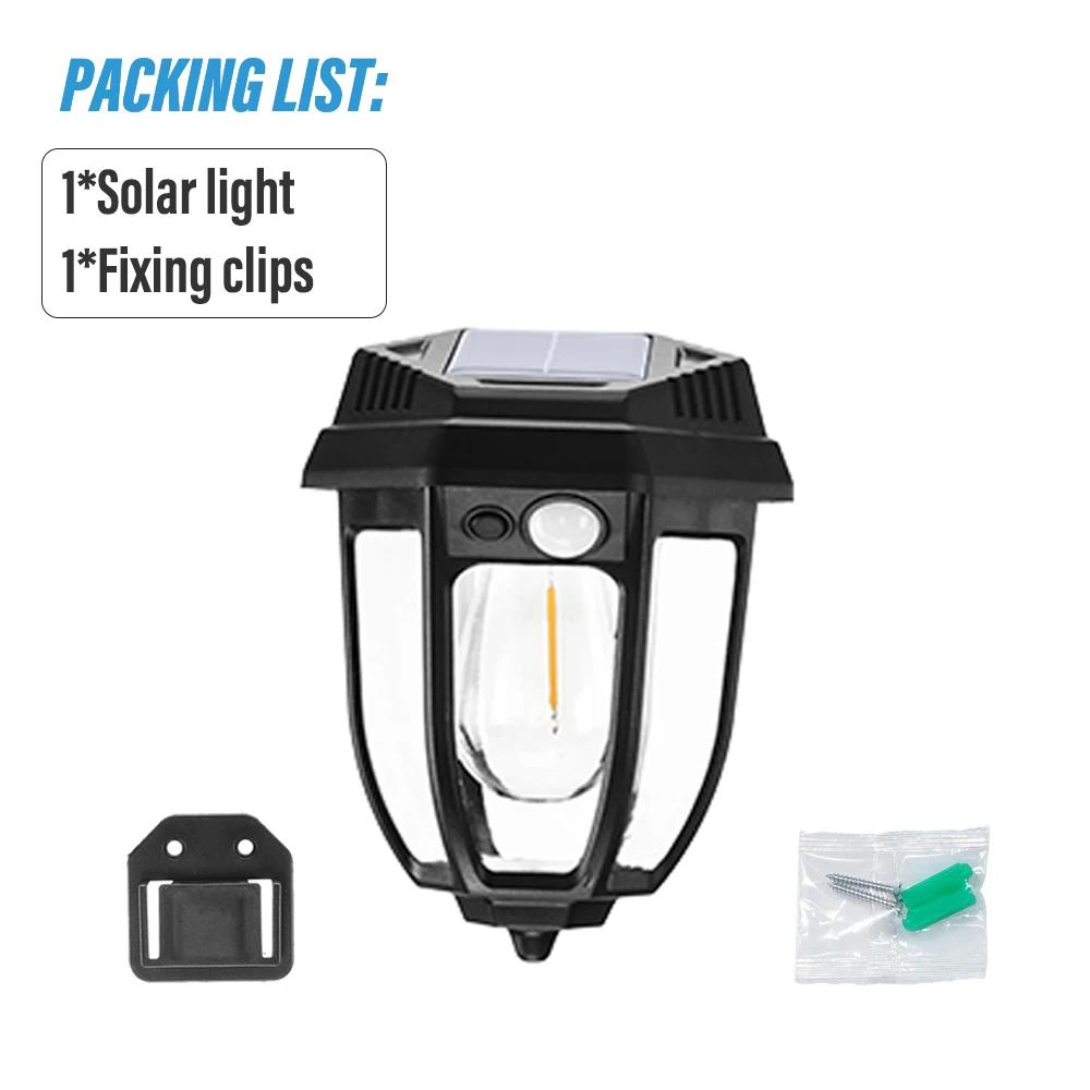 

1/2/3 лампы современный декоративный светодиодный настенный светильник на солнечных батареях садовый светильник с датчиком движения несколько режимов освещения длительный срок службы