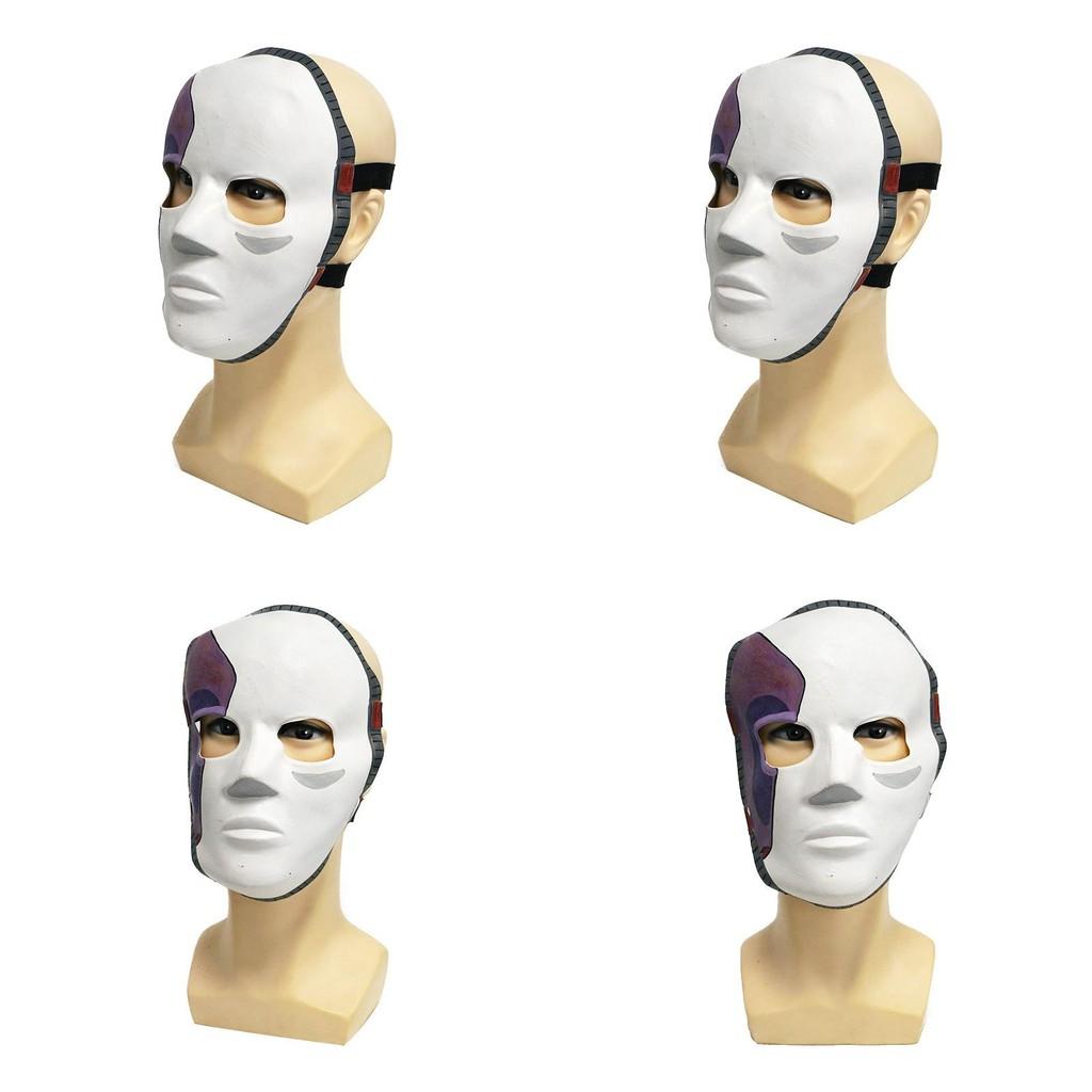 Sally Face Latexmaske für Kostümpartys mit Halbgesichtsdesign für Theateraufführungen