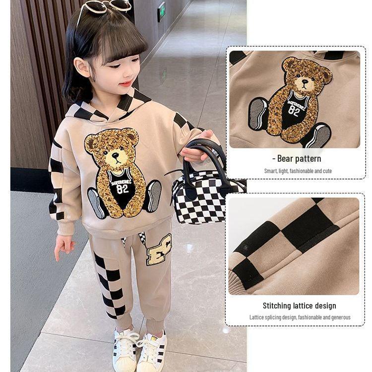 

Модный мультяшный комплект-двойка для девочек - Модная весенне-осенняя одежда для малышей 2025 140