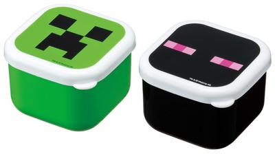 Mini Seal Container Storage Container Side Dishes 130ml Set of 2 Minecraft Minecraft MO1WAG-A