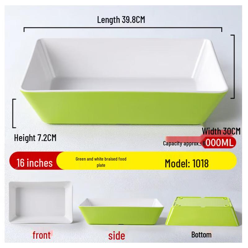 Melamine Rectangular Serving and Display Tray